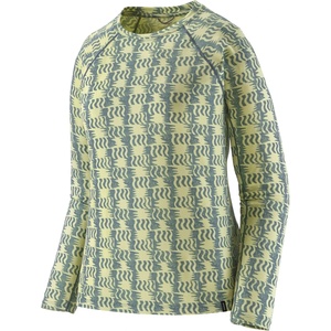 Patagonia Дамско синтетично термобельо Patagonia Women's Capilene Midweight Crew Synthetic base layer - Sun Quilt: Blue Sage - размер XL (114-4124-0215)