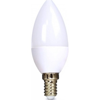 Solight LED žárovka , svíčka, 6W, E14, 6000K, 450lm bílá studená bílá