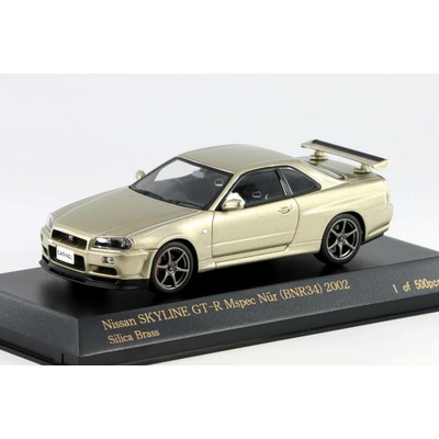 Kyosho Nissan Skyline GT R Mspec Nur BNR34 2002 CAR.NEL 1:43