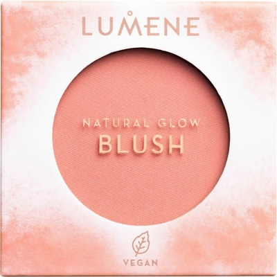 Lumene Natural Glow kompaktná lícenka s matným efektom 1 Coral Glow 4 g