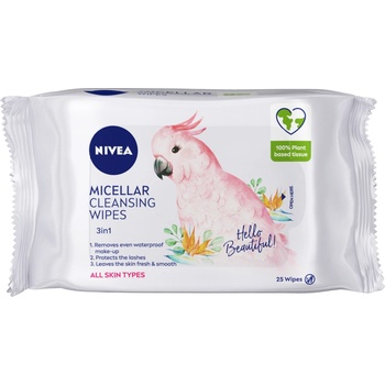 Nivea Почистващи кърпички с мицеларна вода, 25 pcs Почистващи кърпички дамски