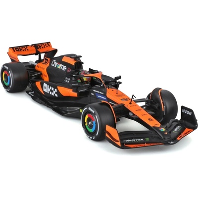 Bburago McLaren F1 Team MCL38 2024 81 Piastri hard case 1:24