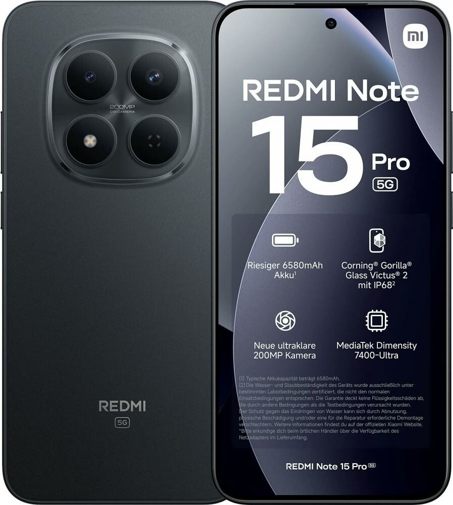 Xiaomi Redmi Note 15 Pro 5G 8GB/512GB Black od 305,96 € - Heureka.sk