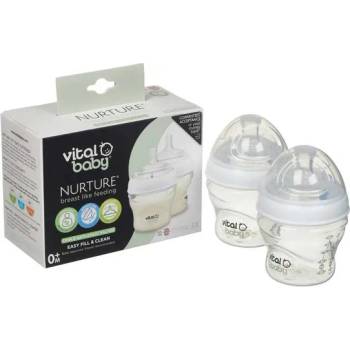 Vital Baby Шишета за хранене Vital Baby - Anti-Colic, 150 ml, 0+ месеца, 2 броя (V-443830)