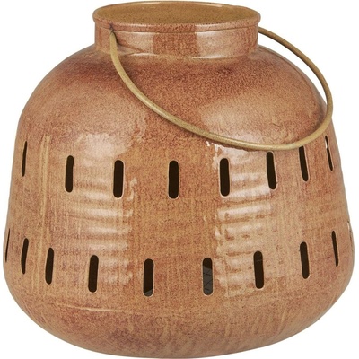 Svícen s rukojetí Ib Laursen BERKANE V.18 cm rezatý