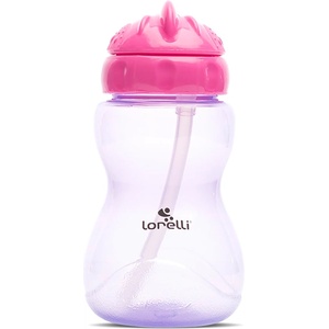 Baby Care МИНИ СПОРТНА БУТИЛКА pink/purple със сламка (10200330005)