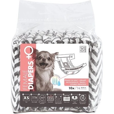 M-Pets Jednorázové pleny pro feny XL 10 ks