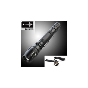 Bailong Bl-8668-q3-hunting - акумулаторен, led фенер, q3, регулировка на фокуса, за лов, пушка, 1 режим светене (bl-8668-q3-hunting)