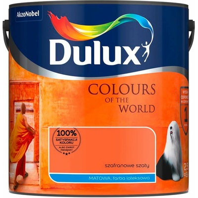 Dulux SVĚTA 2,5L šafránové roucho