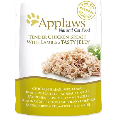Applaws Jelly Kuřecí prsa s jehněčím 70 g