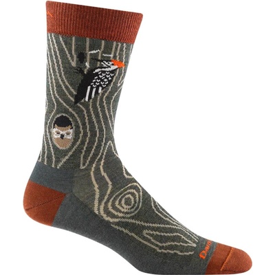 Darn Tough ponožky pánské Lifestyle Crew Lightweight no cushion woody forest