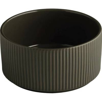 APS Miska THE GRID porcelánová hnědá 16 cm