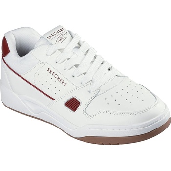 Skechers Маратонки Skechers Men's Harry Kane Collab Leather Low-Top Trainers - White/Burgundy