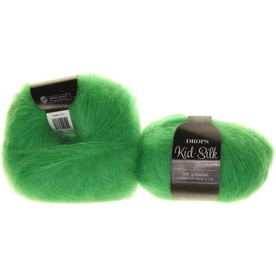 Drops Kid-Silk 48 papouščí zelená