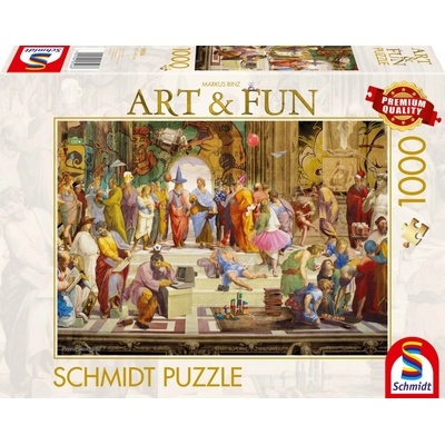 SCHMIDT Art&Fun Aténská škola 2024 1000 dílků