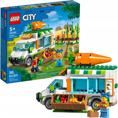 LEGO® City 60345 Dodávka na farmárskom trhu
