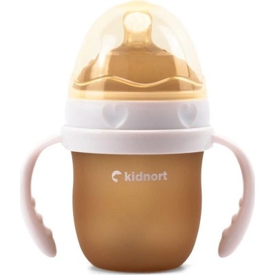 Kidnort kojenecká lahev pro kojené dítě Eple Béžová 150ml