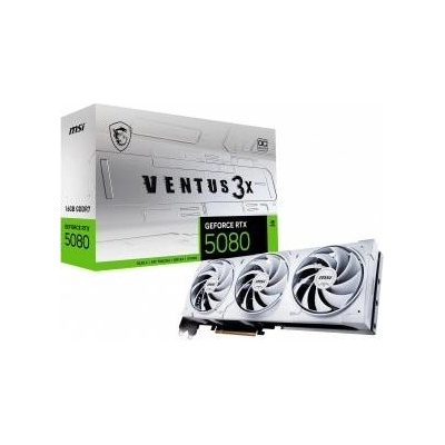 MSI VGA MSI RTX5080 16GB Ventus 3X OC white