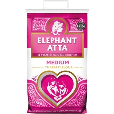 Elephant Atta Mouka na indické Chapatti Medium 5 kg