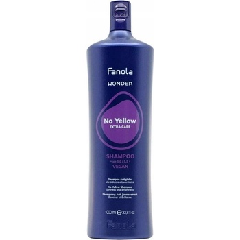Fanola Wonder No Yellow Shampoo Šampon pro blond melírované a šedivé vlasy 1000 ml