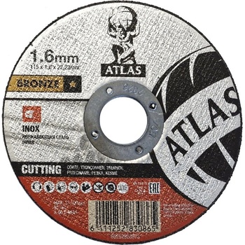Atlas Řezný kotouč 115 x 1.6 mm A46T BF41 66252828873