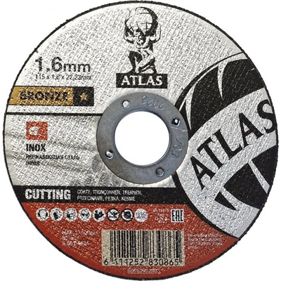 Atlas Řezný kotouč 115 x 1.6 mm A46T BF41 66252828873