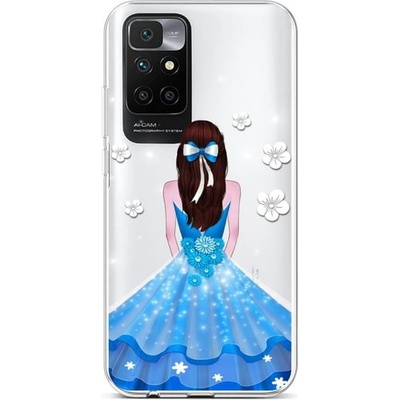 Pouzdro TopQ Xiaomi Redmi 10 silikon Princess modré – Hledejceny.cz
