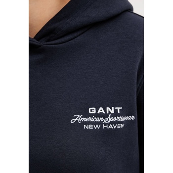 Gant суичър с качулка женски памучен (4201486)