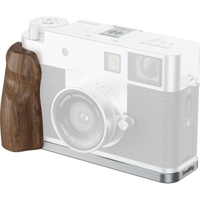 SmallRig 5223 L-Shaped Grip with Wooden Handle Fuji X-Half Silver