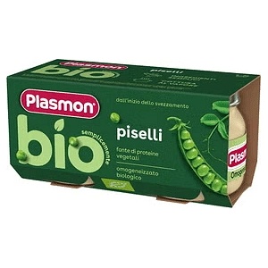 Plasmon БИО пюре Грах 6м+ 2х80г - bubu