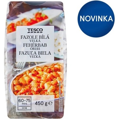 Tesco Fazuľa biela veľká 450 g