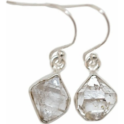 Nefertitis Herkimer diamant náušnice stříbro Ag 925 E1152 NF658111,2 cm, 3,5 g