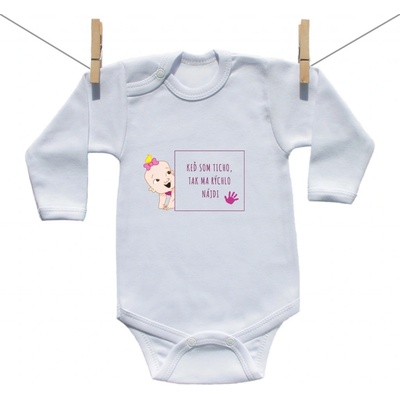 Body s dlhým rukávom Keď som ticho tak ma rýchlo nájdi Dievča