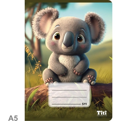 Topgal Školský zošit A5 A5 Notebook Koala