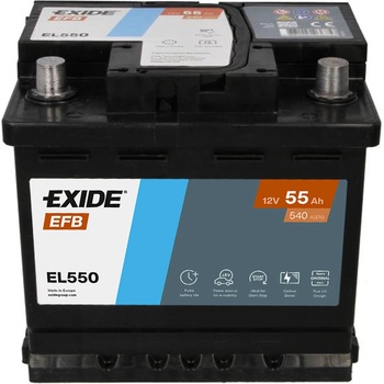 Exide Start Stop EFB 55Ah 540A (EL550)