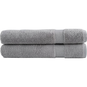 vidaXL Премиум кърпи SOLUND 2 бр сиви 100x200 см 600 gsm (137317)