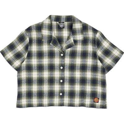 Santa Cruz košela Classic Check Crop Shirt Navy/Green Check
