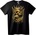 NOONEBRAND Тениска със златна корона и череп - XL, Black