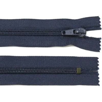 Spirálový zip no.5 nerozepínací 16cm tmavě modrý