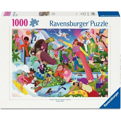 Ravensburger Hrdinky všedního dne 1000 dílků