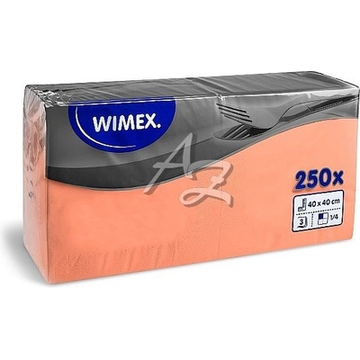 Wimex papírové ubrousky 3V apricot 250ks 40x40cm