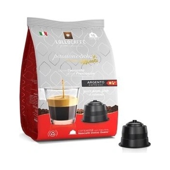 16 бр. кафе капсули Lollo Miscela Argento съвместими с Dolce Gusto
