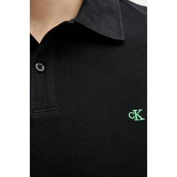 Calvin Klein Jeans Памучна тениска с яка Calvin Klein Jeans (LV040EM269)