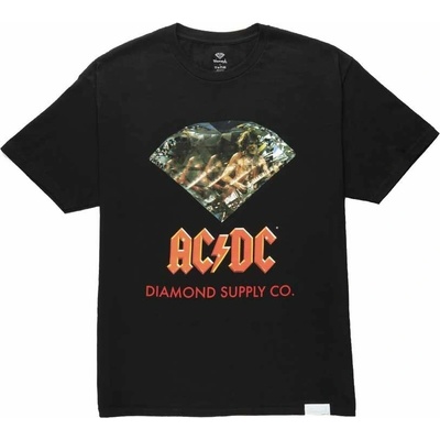 Diamond metal tričko AC-DC black čierne