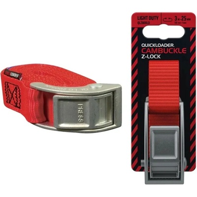 Quickloader Popruh se sponou Cambuckle Z-lock 800 kg, 3 m x 25 mm