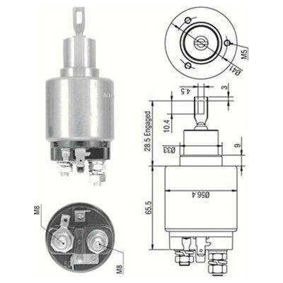 Elektromagnetický spínač, startér MAGNETI MARELLI 940113050270