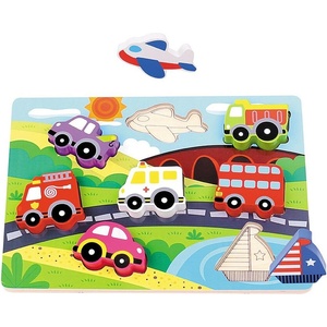 Tooky toys Дървен пъзел, Пътешествие (tkc393)