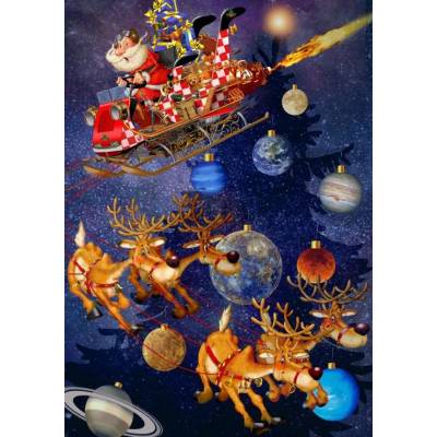 Bluebird Puzzle - Puzzle Santa Claus is arriving! - 1 000 piese