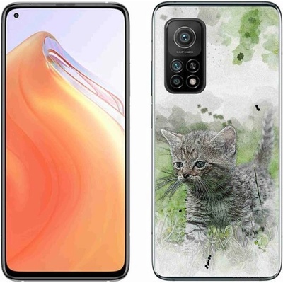 Pouzdro mmCase Gelové Xiaomi Mi 10T 5G - roztomilé kotě 1