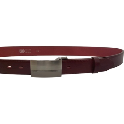 Penny Belts pánský kožený opasek 35-020-1PS-95 bordo